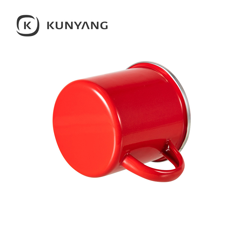12oz Enamel Mug Red