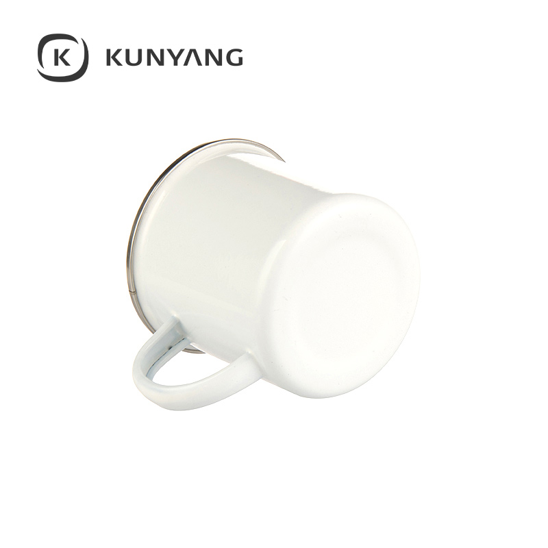 12oz Enamel Mug White