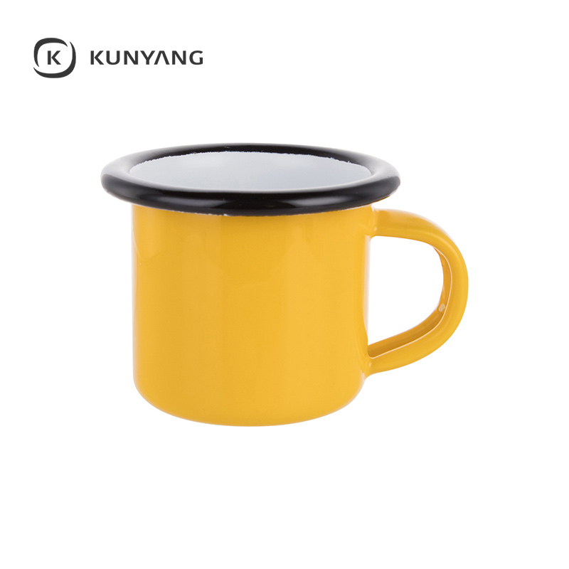 3oz/100ml Colored Enamel Mug Yellow
