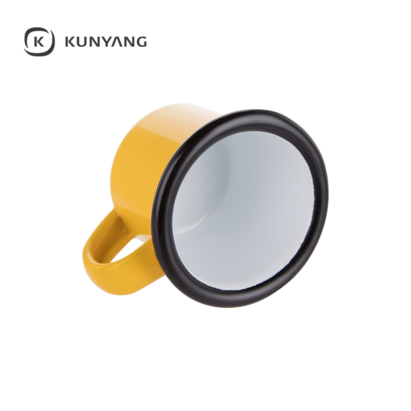 3oz/100ml Colored Enamel Mug Yellow