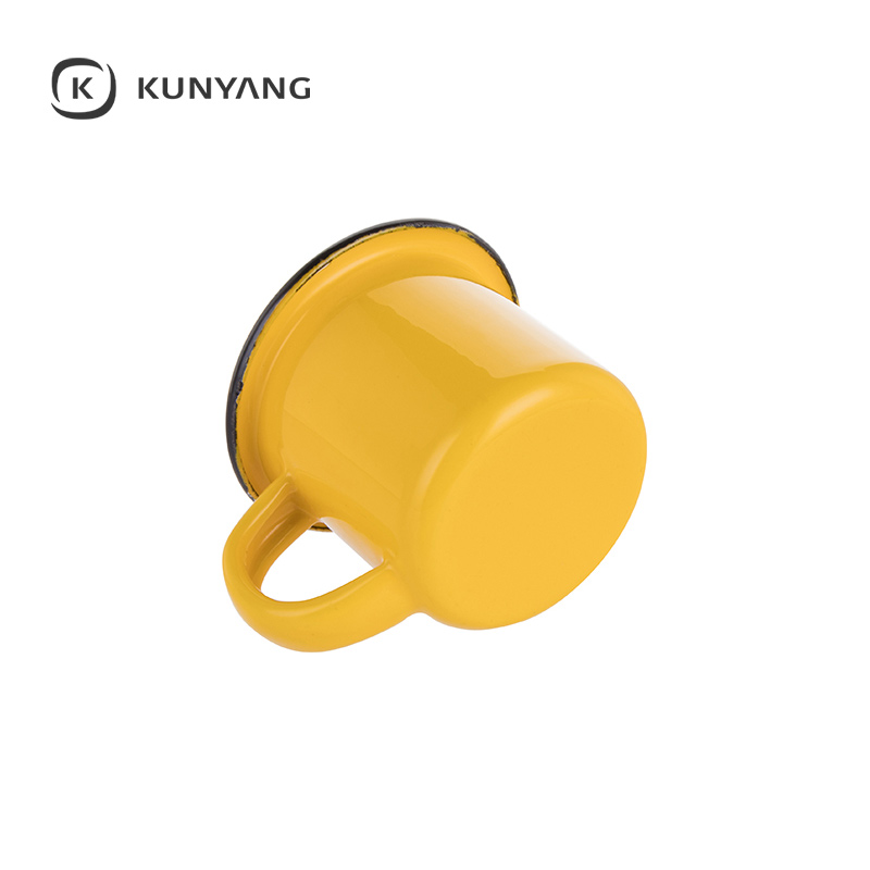 3oz/100ml Colored Enamel Mug Yellow
