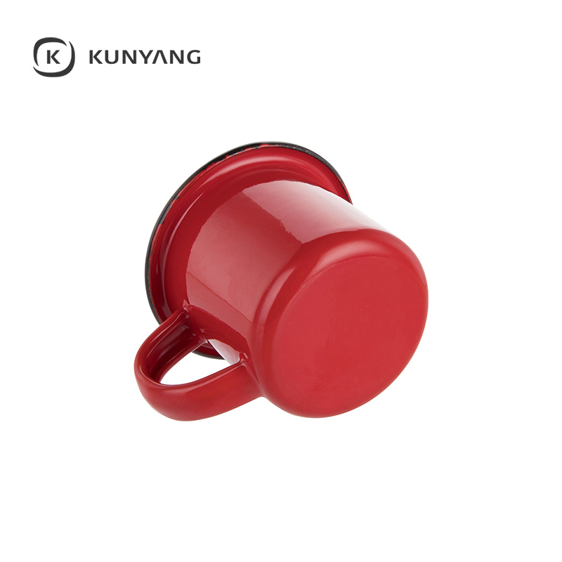 3oz/100ml Colored Enamel Mug Red