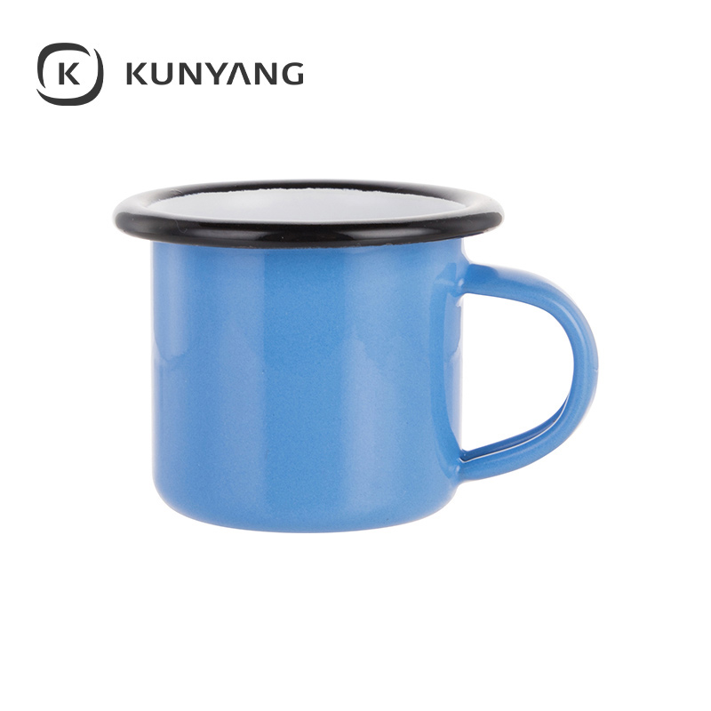 3oz/100ml Colored Enamel Mug Blue