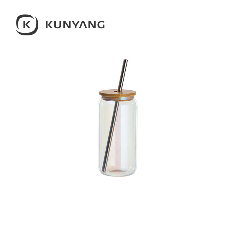 18oz/550ml Clear Glass Can