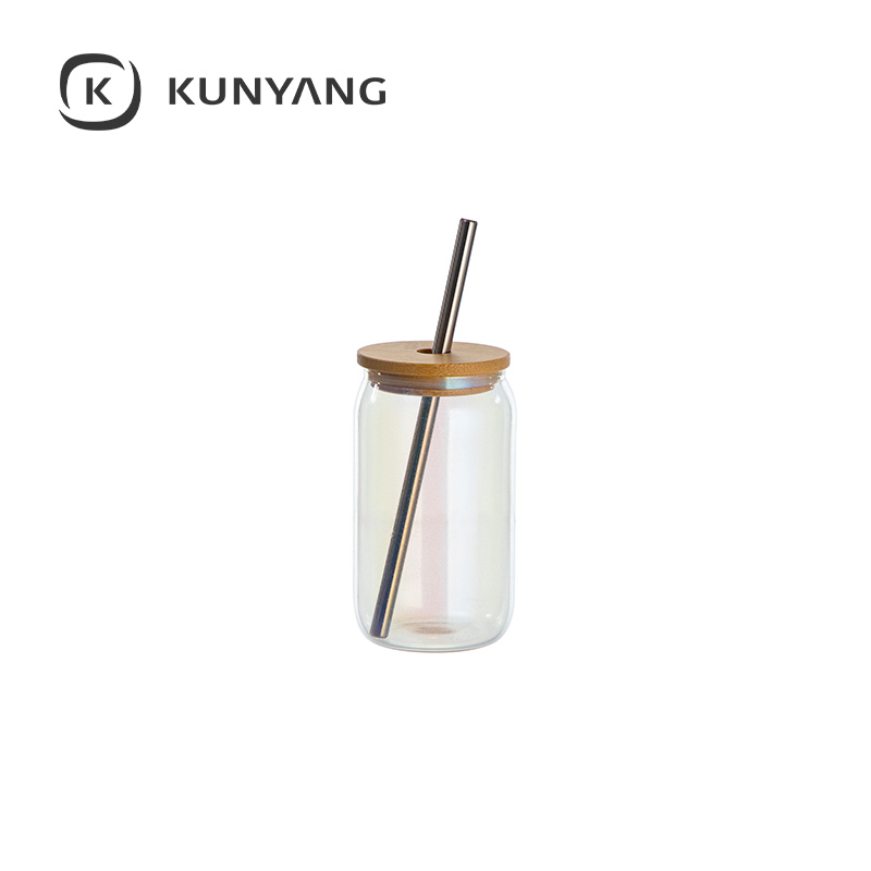 13oz/400ml Clear Glass Can