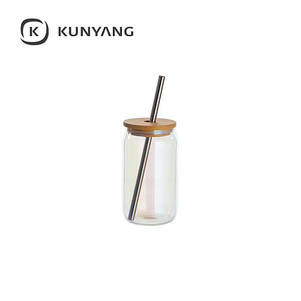 13oz/400ml Clear Glass Can