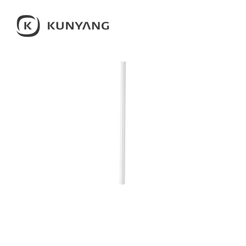 20cm Glass Straw Clear