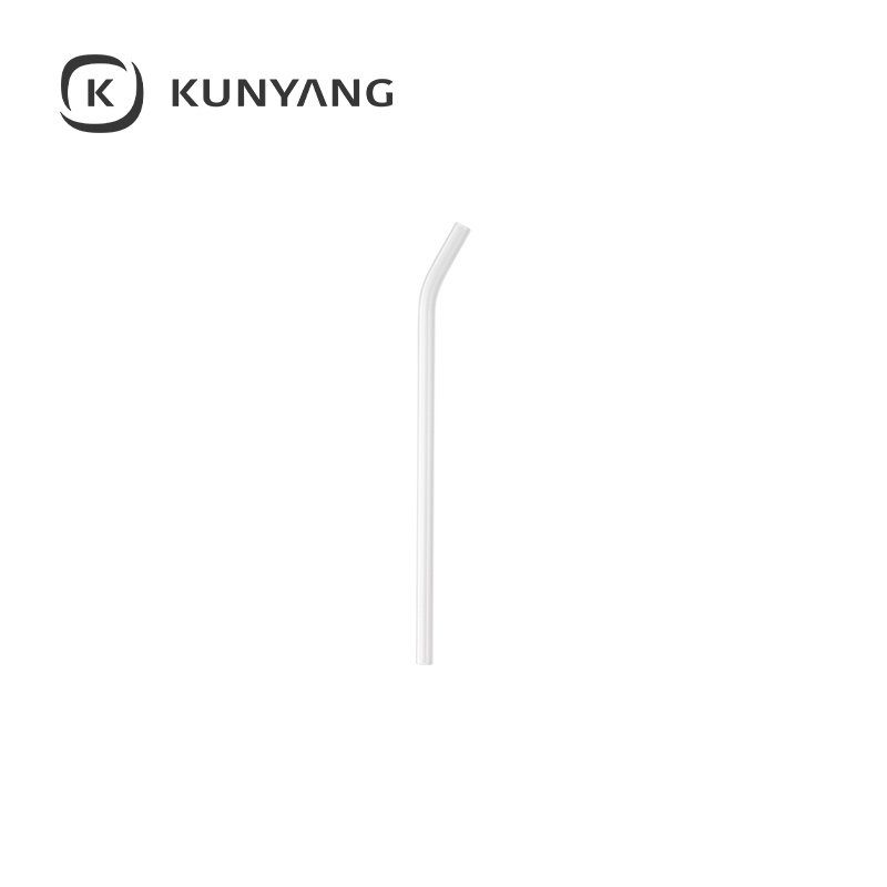 20cm Glass Straw Clear