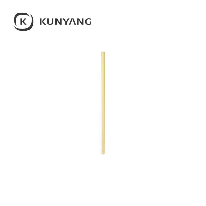 20cm Glass Straw Yellow