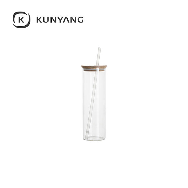 20oz Glass Skinny Tumbler(Clear）