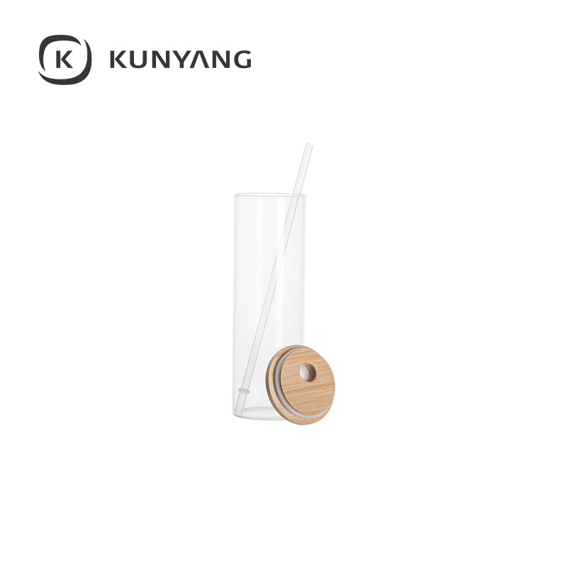 20oz Glass Skinny Tumbler(Clear）