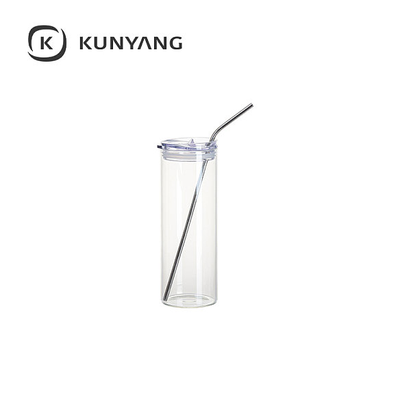 25oz Glass Skinny Tumbler(Clear）