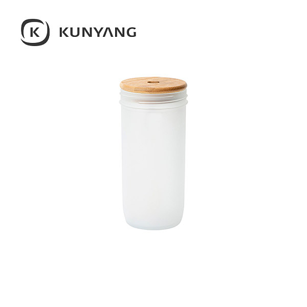 Wide Mouth Mason Jar w/Bamboo Lid