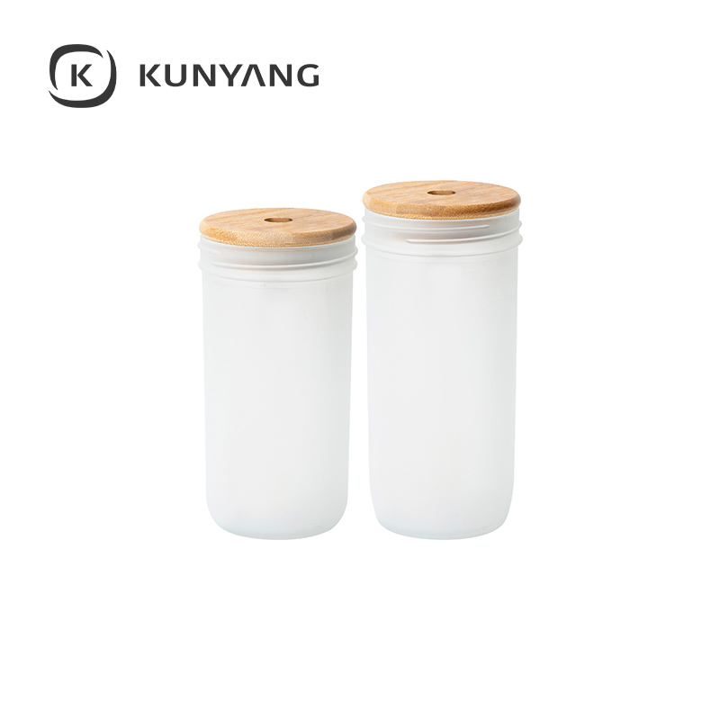 Wide Mouth Mason Jar w/Bamboo Lid