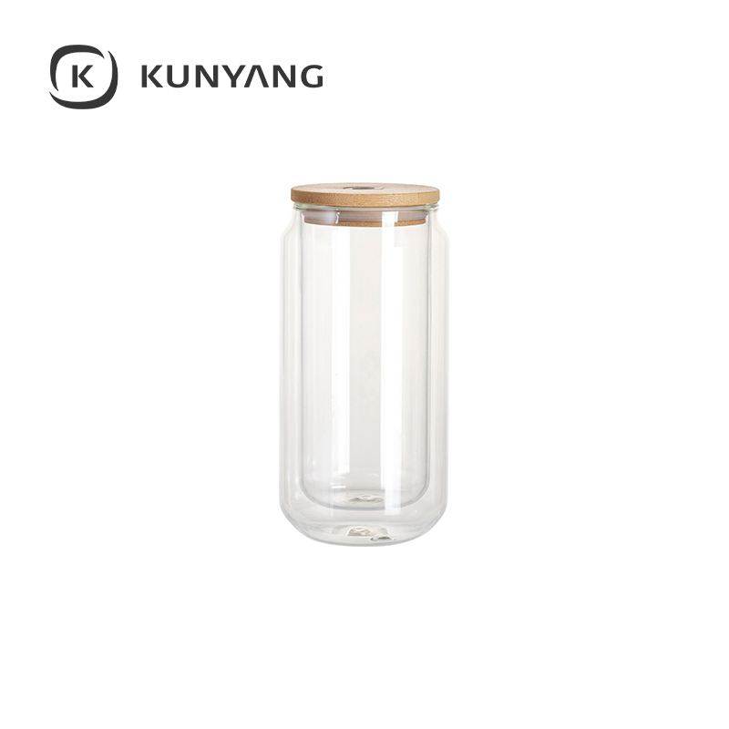 Double Layer Glass Mug
