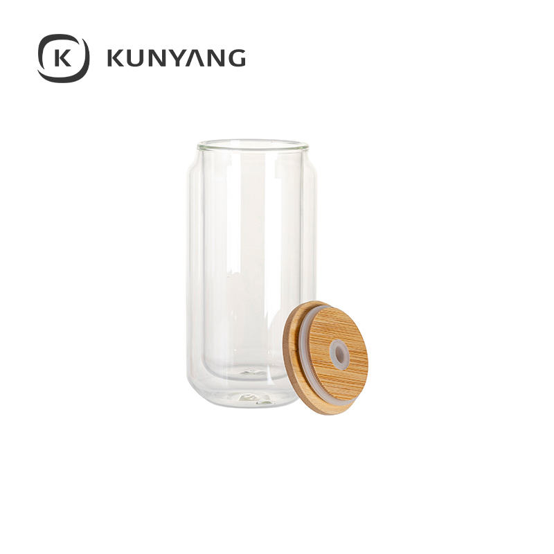 Double Layer Glass Mug