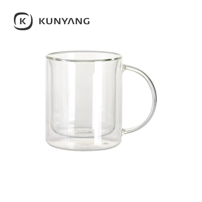 Double Layer Glass Mug