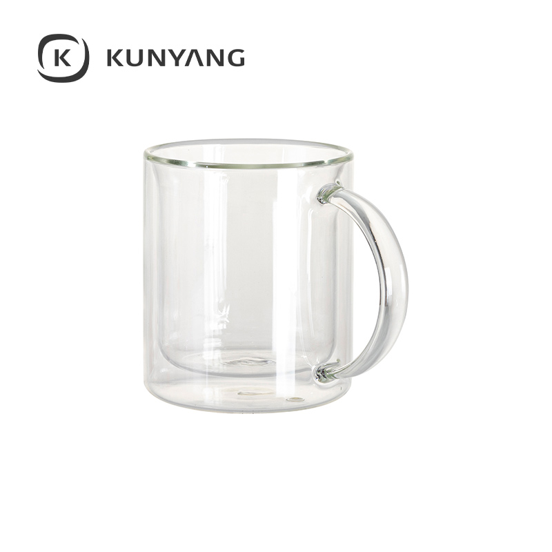Double Layer Glass Mug