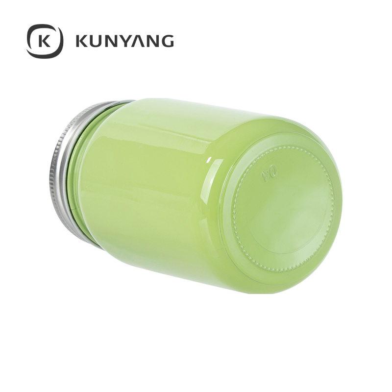 15oz/450ml Full Color Mason Jar no Handle Green