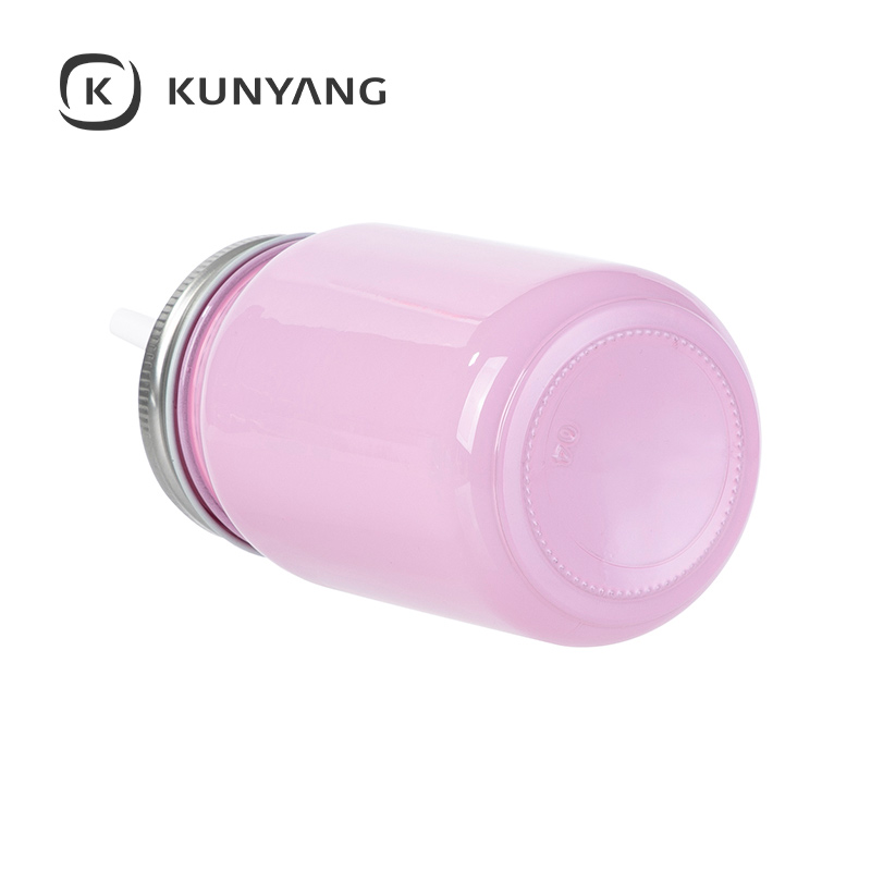 15oz/450ml Full Color Mason Jar no Handle Purple