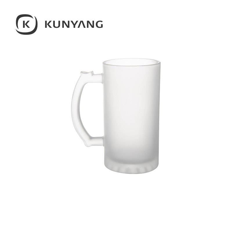 16oz Glass Beer Mug (Frosted)