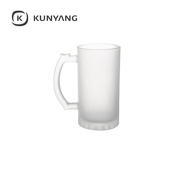 16oz Glass Beer Mug (Frosted)