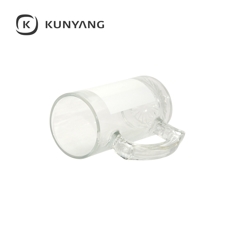 16oz Beer Mug with White Patch