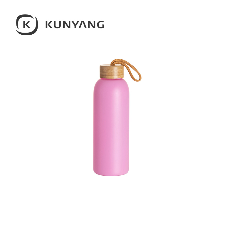 25oz/750mlFrosted Glass Bottle Pink
