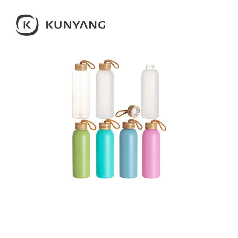 25oz/750mlFrosted Glass Bottle Mint Green