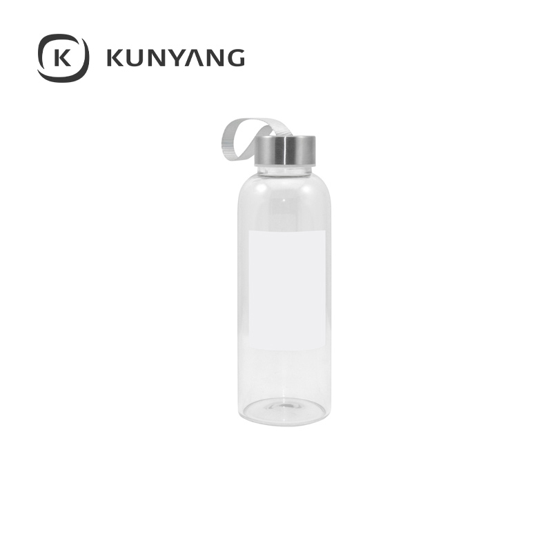 420ml Glass Bottle with White Patch(Square)