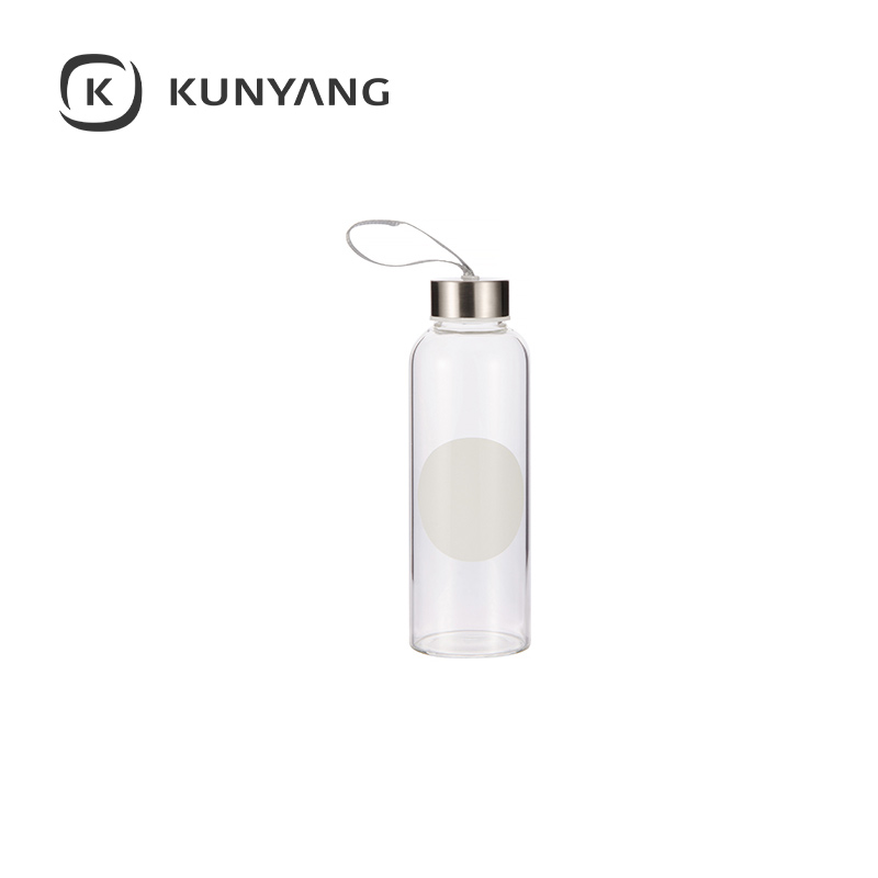 420ml Glass Bottle with White Patch(Oval)
