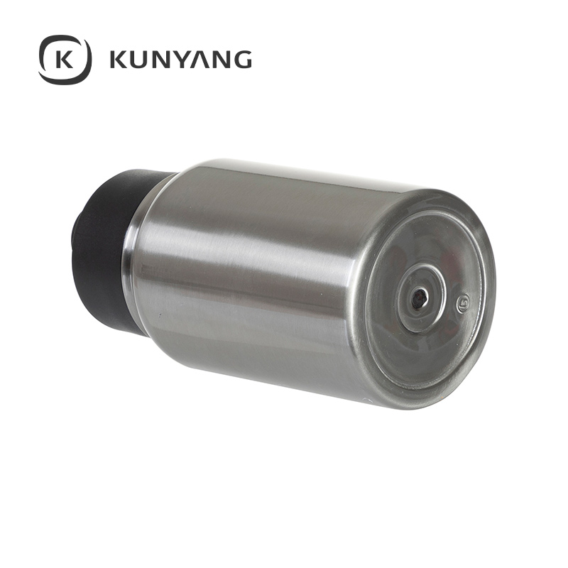 Stainless Steel water Bottle w/Wide Mouth Straw & Portable Lid