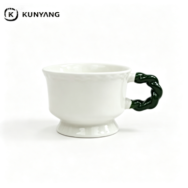 Embossed Ceramic Mug