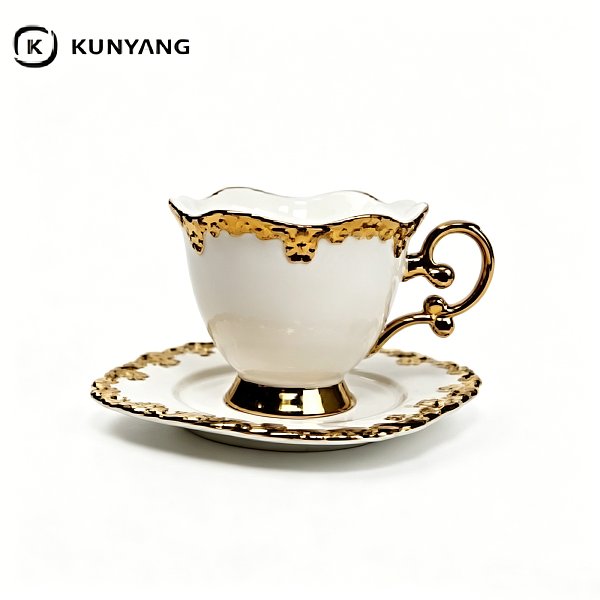 Ceramic Cup and Saucer Set