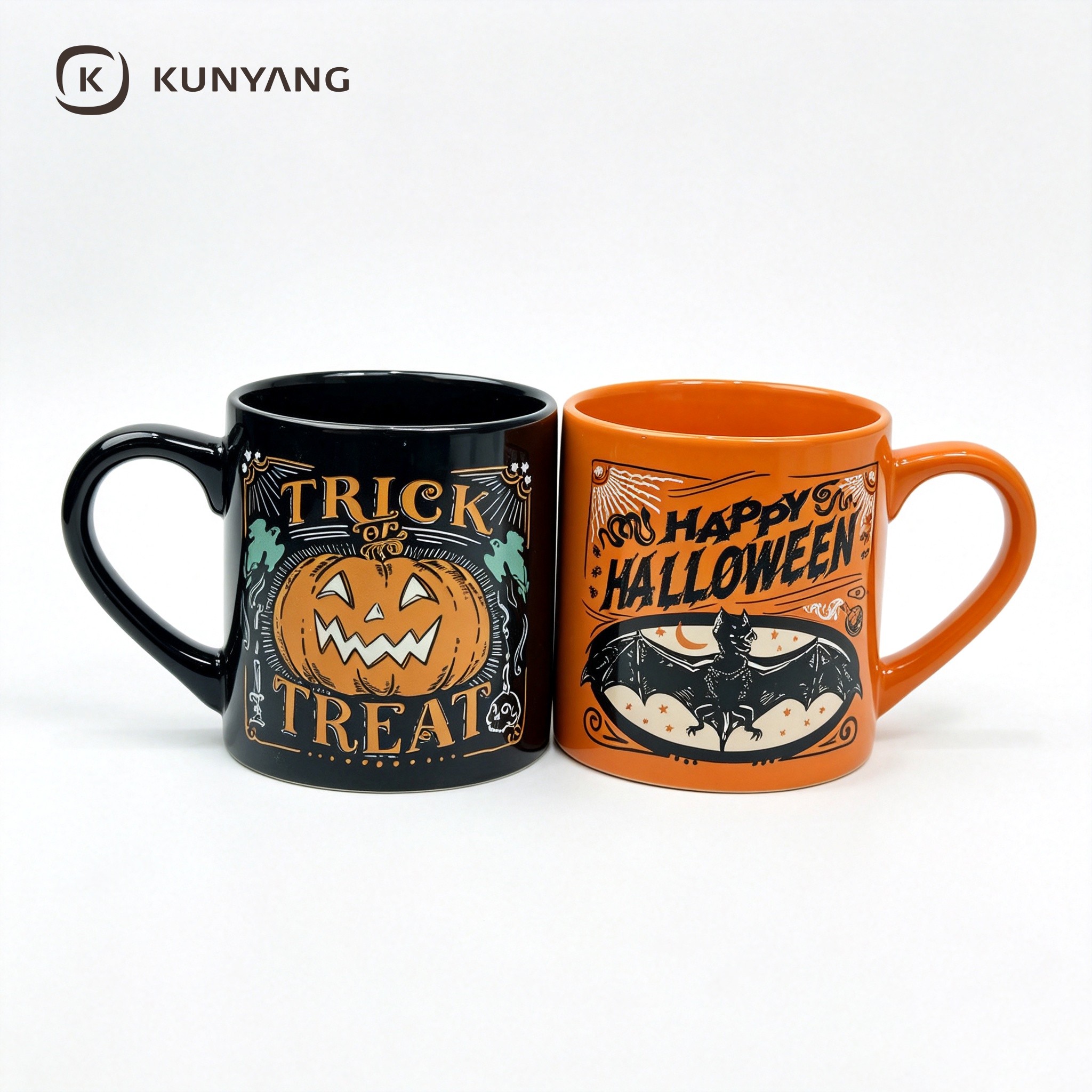 Trick Or Treat Pumpkin Mug Set