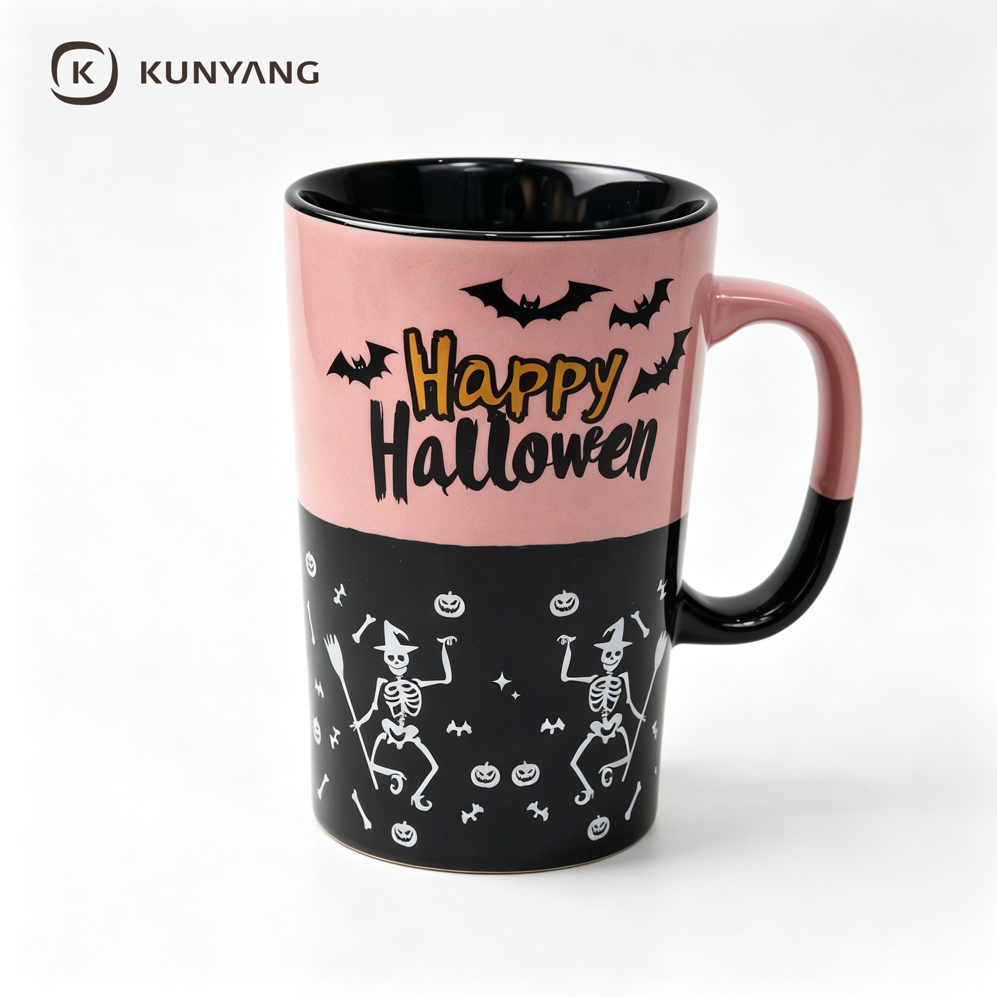 Two Tone Halloween Coffee Cups