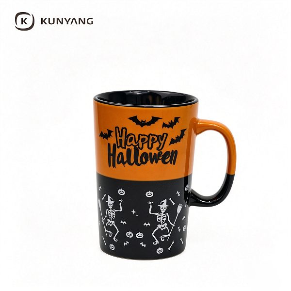 Two Tone Halloween Coffee Cups