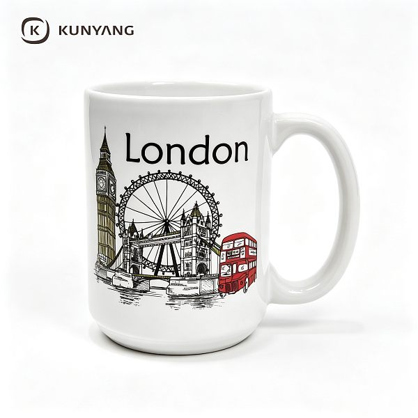 London Landmark Sketch Souvenir Coffee Mug