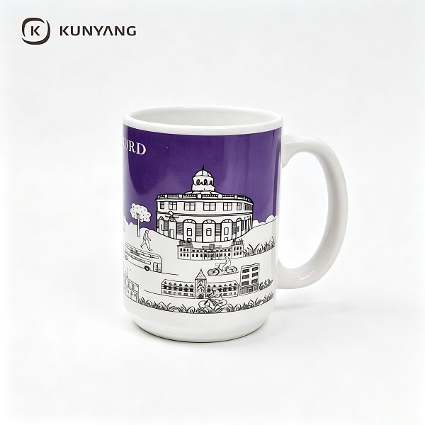 Oxford City Sketch Two Tone Coffee Mug