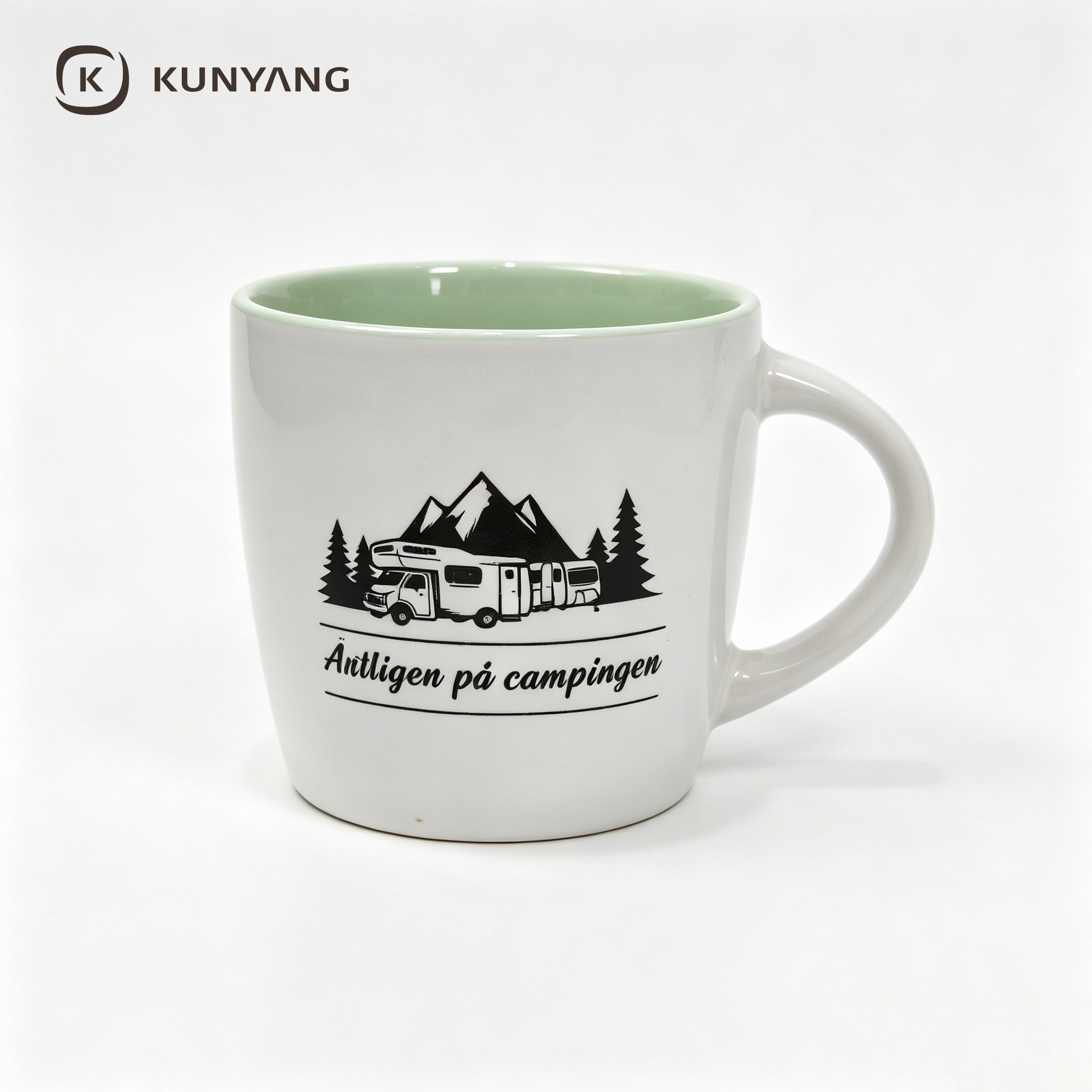 Swedish Graphic Green Interior Mug