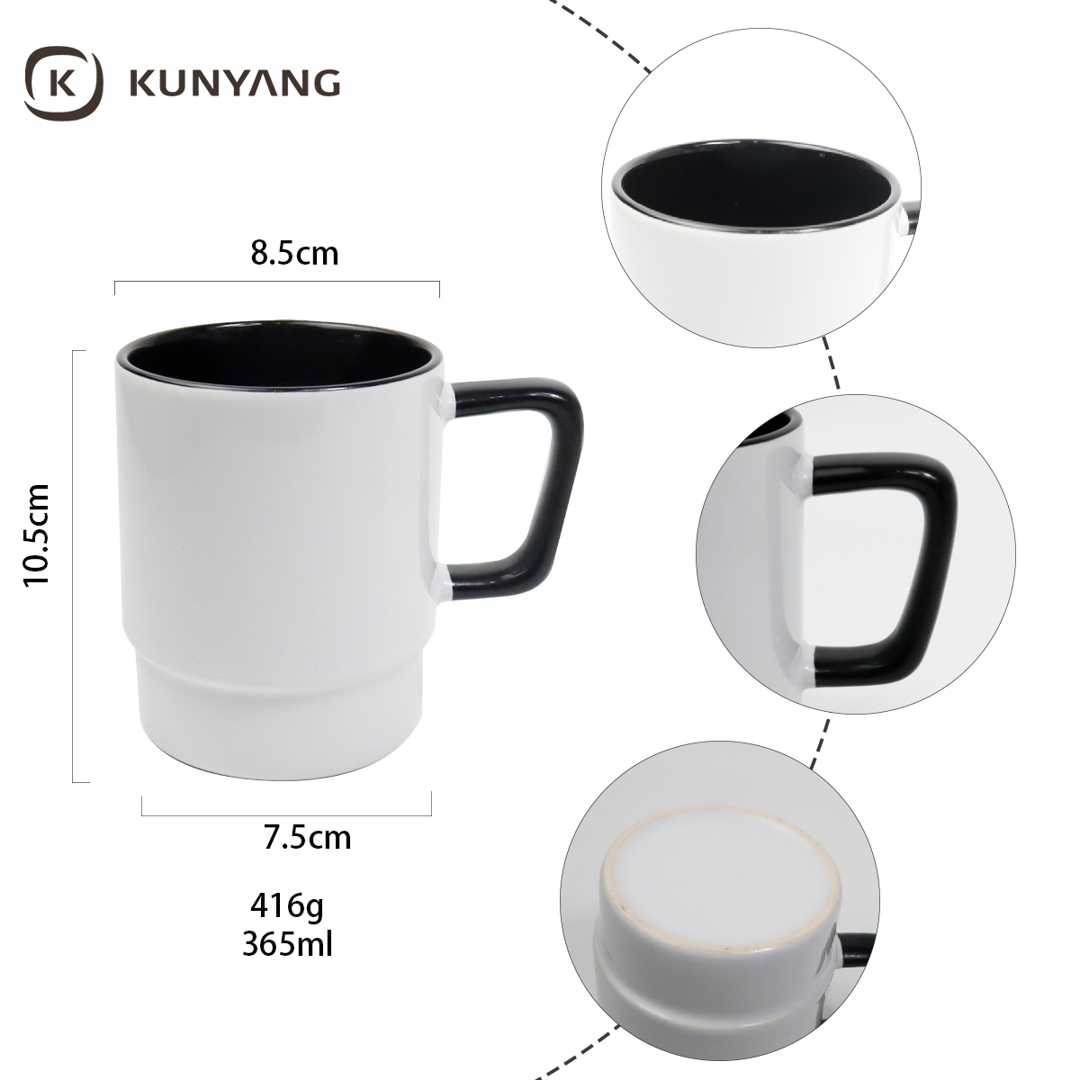 Custom Sublimation Coffee Cup