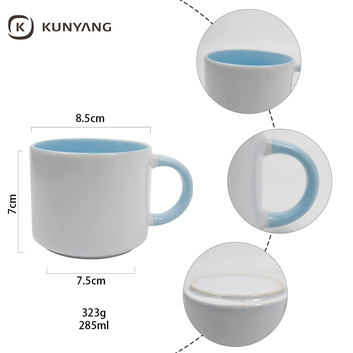 Custom Sublimation Coffee Cup