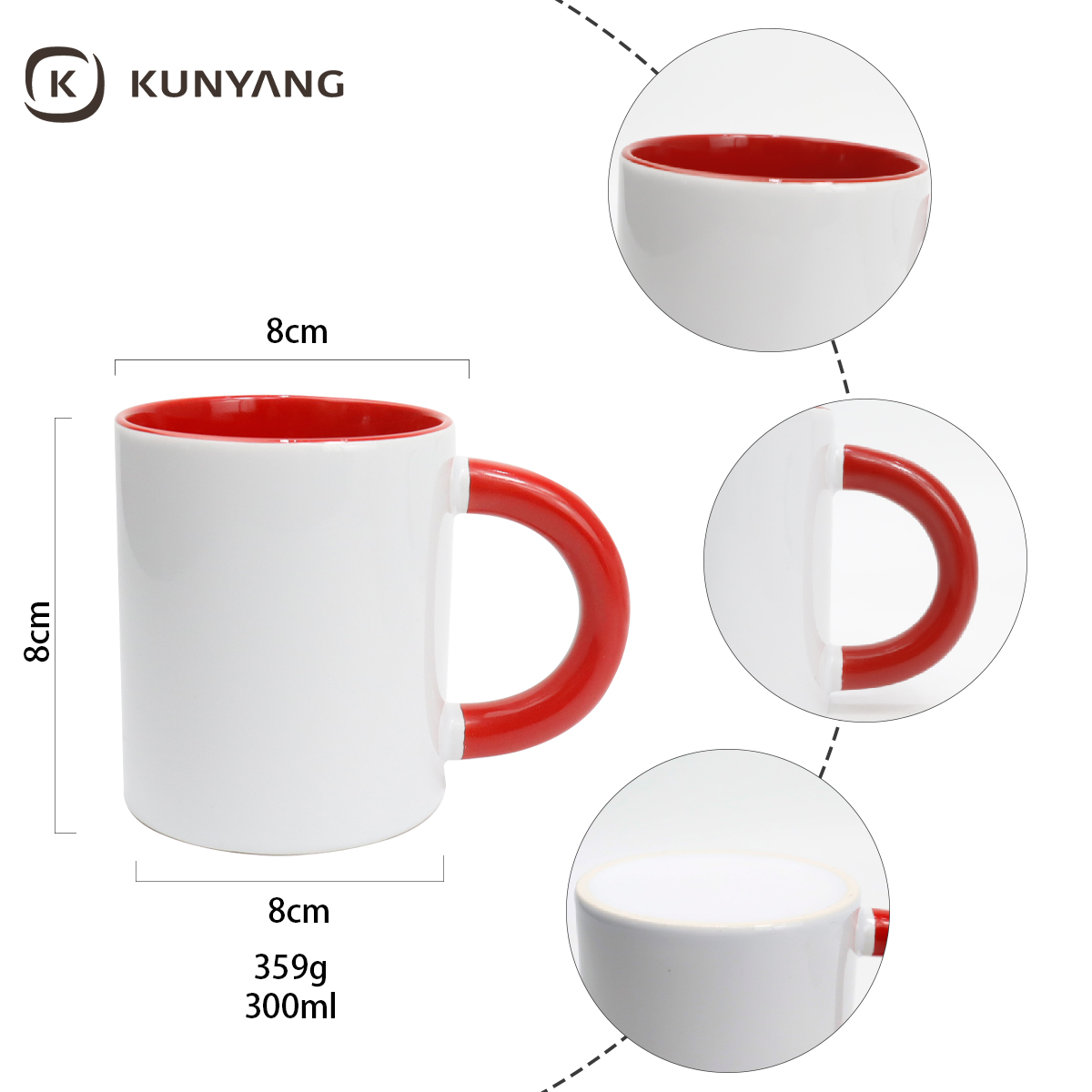 Custom Sublimation Coffee Cup