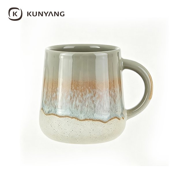 Grey Gradient Glaze Ceramic Mug