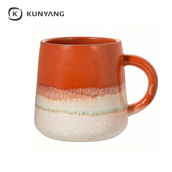 Red Gradient Glaze Ceramic Mug