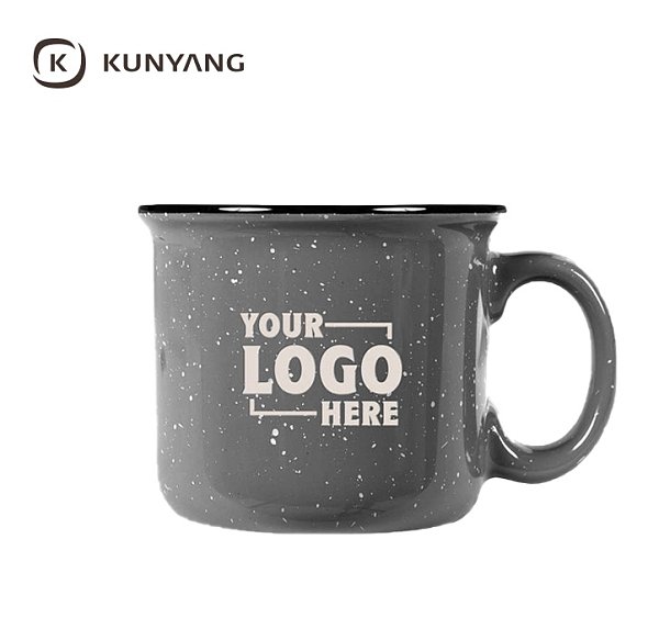 Laser Engraved 14 oz. Ceramic Camper Mug