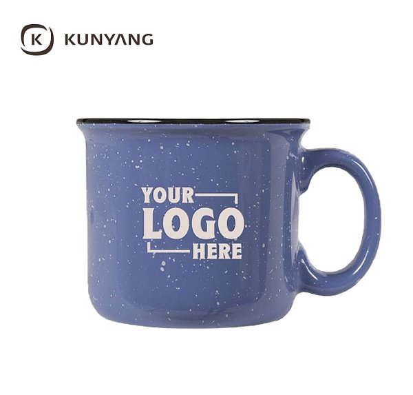 Laser Engraved 14 oz. Ceramic Camper Mug