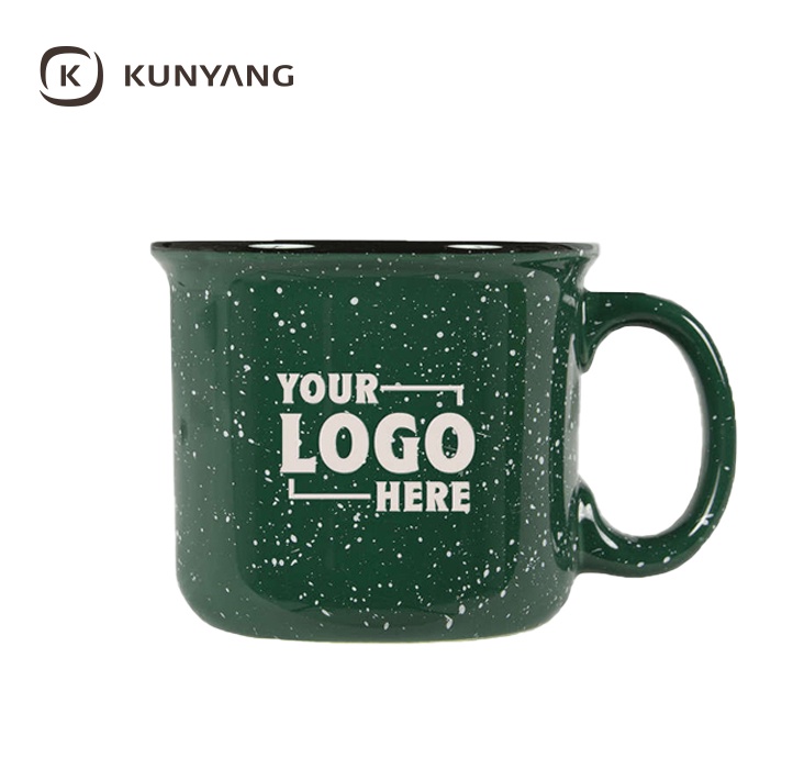 Laser Engraved 14 oz. Ceramic Camper Mug