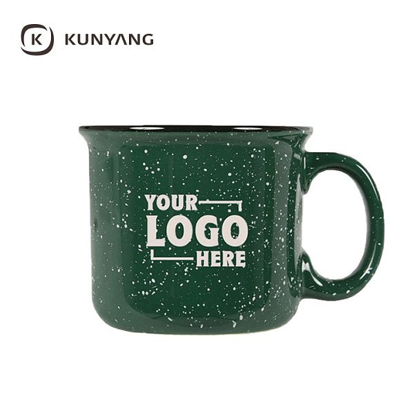 Laser Engraved 14 oz. Ceramic Camper Mug