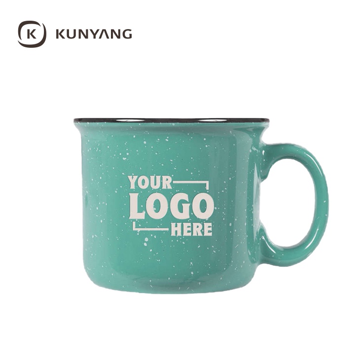 Laser Engraved 14 oz. Ceramic Camper Mug
